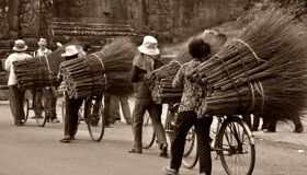 Angkor Wat Outside Temples, Cambodia